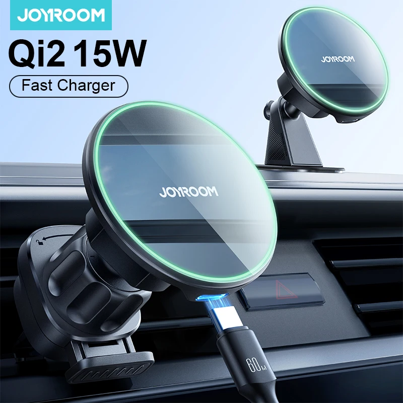 Joyroom QI2 15W Wireless Fast Charger Mount pre iPhone 16 15 14 13 Pro Max
