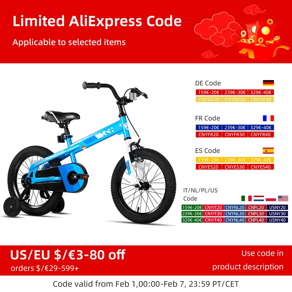 Joysstar Kids Bikefor 2-9-ročné batoľatá a deti, deti BMX Bike s tréningovými kolesami pre chlapcov dievčatá, viac farieb