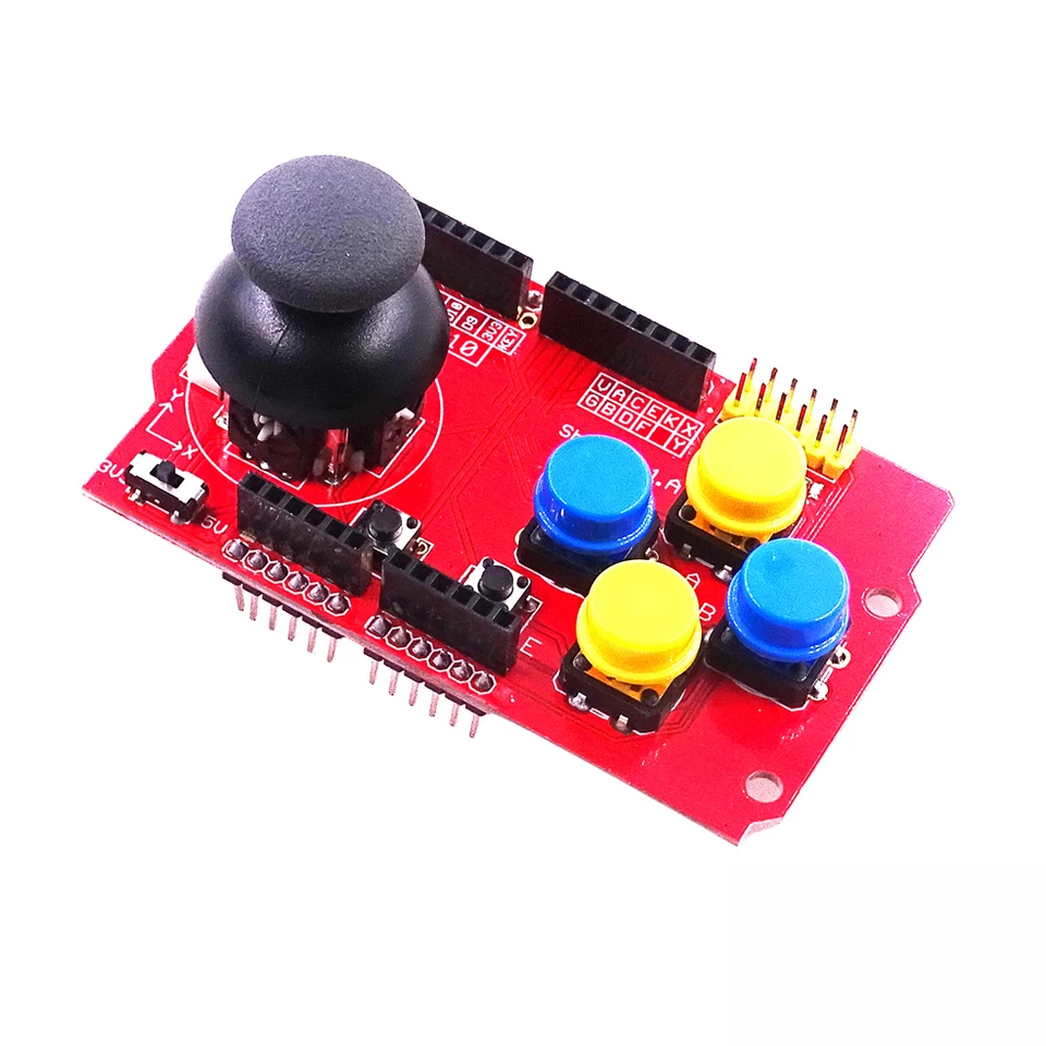Joystick Shield pre Arduino Expansion Board Analógová klávesnica a funkcia myši