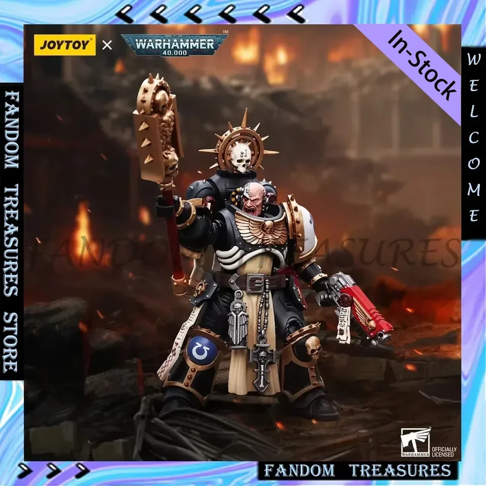 Joytoy Warhammer 40K 1/18 Anime figurín Ultramaines Chaplain Indomitus akčná figúrka zbera