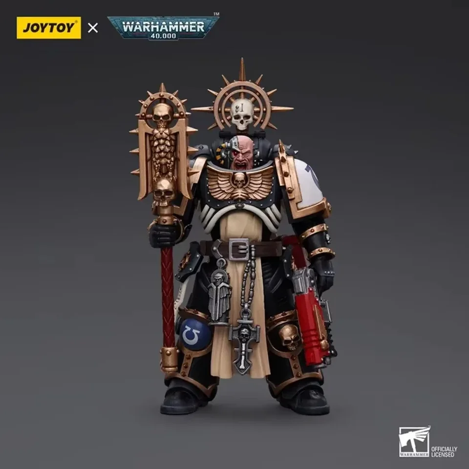 Joytoy Warhammer 40K Akčná hodnota Ultramarín kaplán Indomitus Anime Model Collection Moveble Sotions Detské hračky Darčeky 1/18