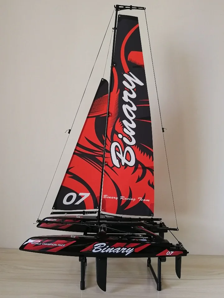 Joyway 8807v2 V3 Pure Wind New Catamaran Romote Control Plachtenia Model Detská hračka pre diaľku kontrolovanú loďou