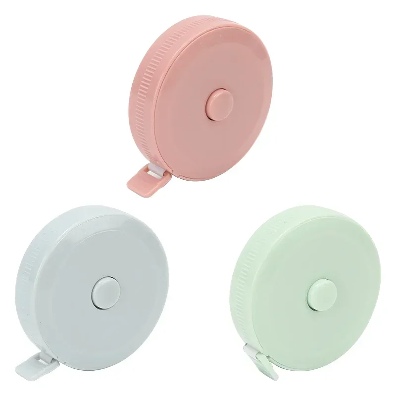 JP Macaron Color Mini Prenosná páska meracie automatické zatiahnuteľné mäkké meracie meracie prispôsobenie meracieho pásky