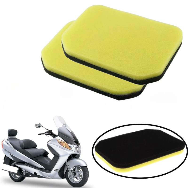 JSraoimg Motorcycle Washable Foam Air Filter Cleaner pre Suzuki Burgman 250 400 SkyWave 250 400 AN250 AN400 1998 -2006