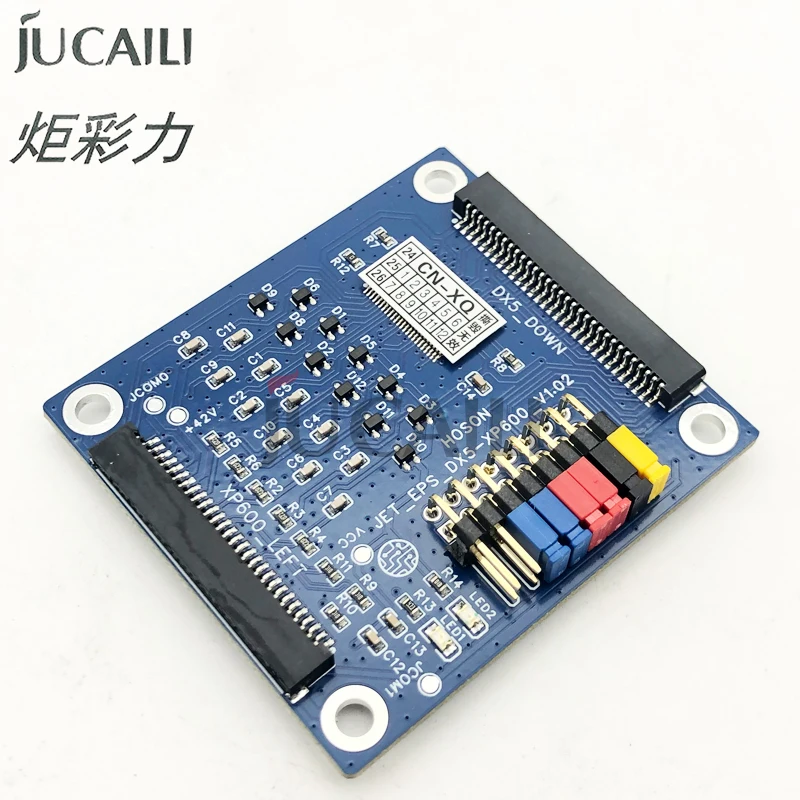 Jucaili tlačiareň Hoson Adapter Card V1.02 pre zmenu Epson DX5 na tlačovú hlavu XP600 pre tlačiareň atramentovej tlačiarne Prenosová doska