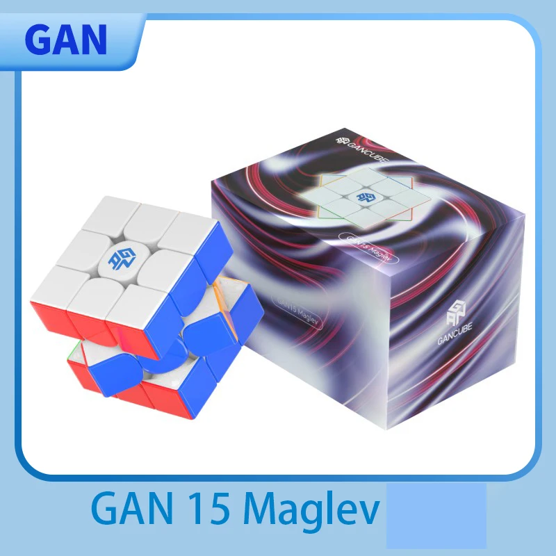 [Judycube] Gan 15 Maglev 3x3 Magnetic Magic Speed ​​Cube Gan15 UV Stickerless Professional Fidget Toys Gan 15m Cubo Magico