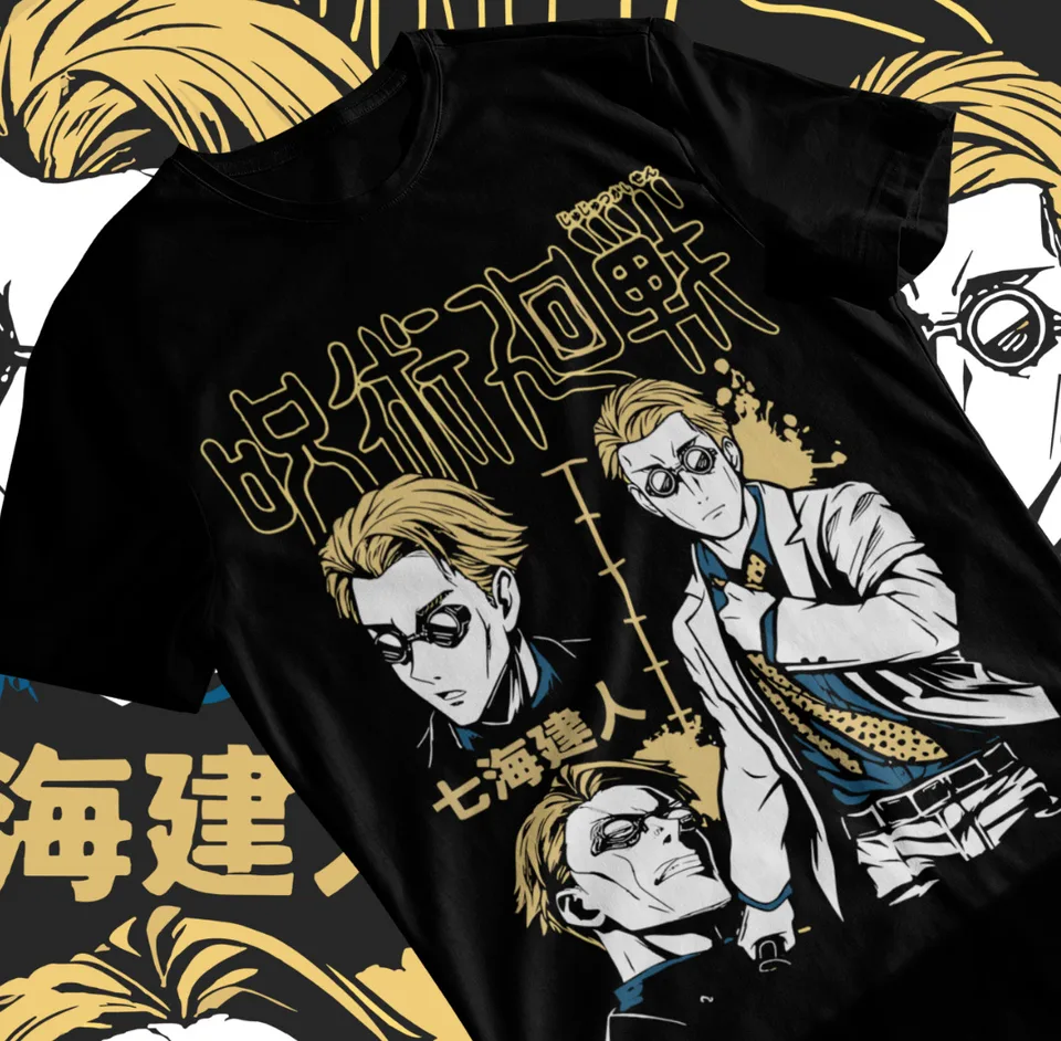 Jujutsu kaisen nanami kento anime jjk tričko goJo satora