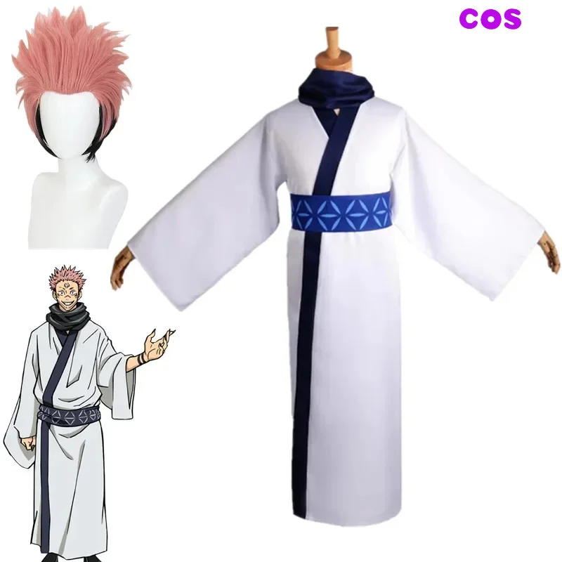 JUJUTSU Kaisen Ryomen Sukuna Cosplay kostýmy dospelých Men ženy oblečenie Japan Kimono Hanfu Halloween Anime Clothing