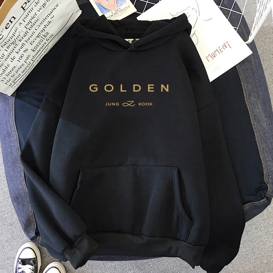 Jungkook Seven Hoodie Women_Men Harajuku estetické mikiny unisex na jeseň zimný list tlač sedem fleecových pulloví mikiny
