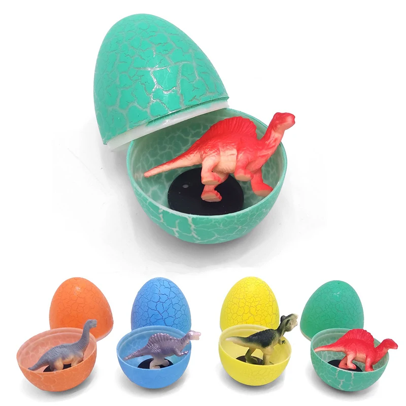 Jurassic farebný popraskaný dinosaurus vajcia Prekvapenie twister hračky Zábavné dinosaurus Eggs Punč Party