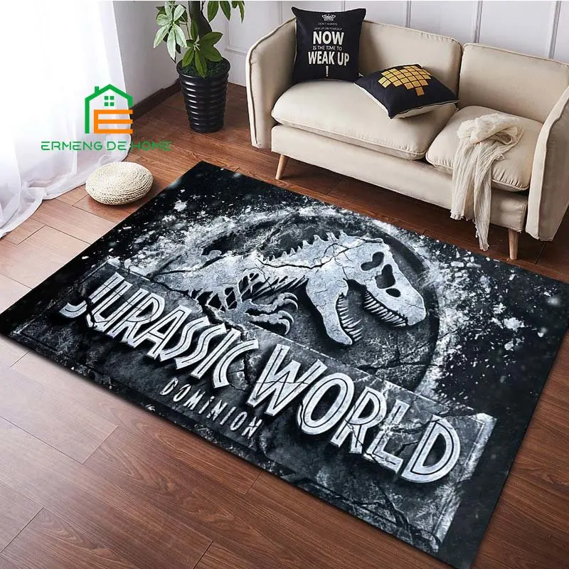 Jurassic Park Dinosaur Pattern Caterpets for Bedroom Obýva