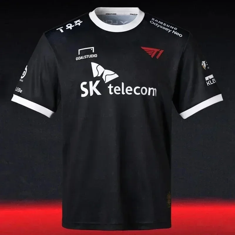 Južná Kórea Skt T1 2024 Faker rovnaký letný horúci dres Jersey Jersey Uniforma LOL Leagu