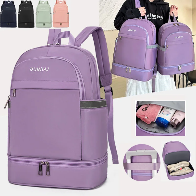 Jóga Gym Batoh Cestovná taška pre ženy pre mužov Fitness Training Beach bazén suché mokré topánky vrecko Outdoor Sports Daypack taška