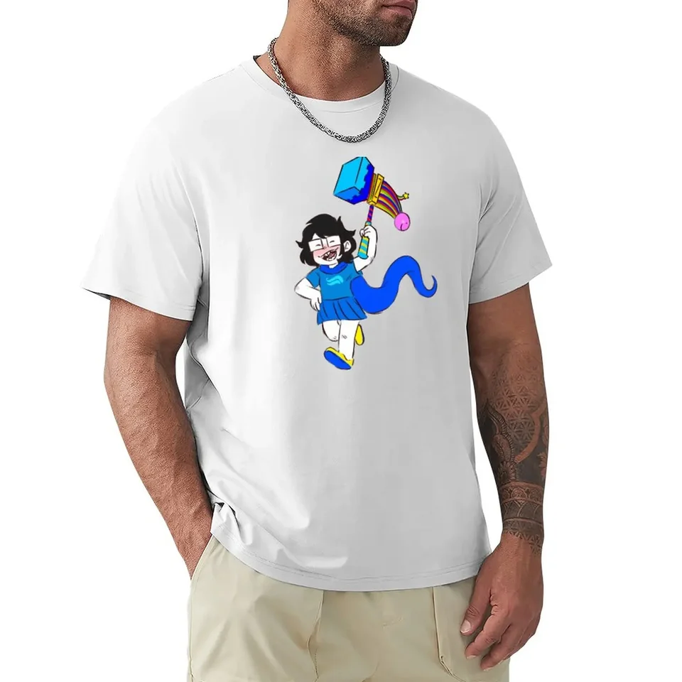 Jún Egbert Tričko Plain Blue Archív Vlastné tričko Men Clothings