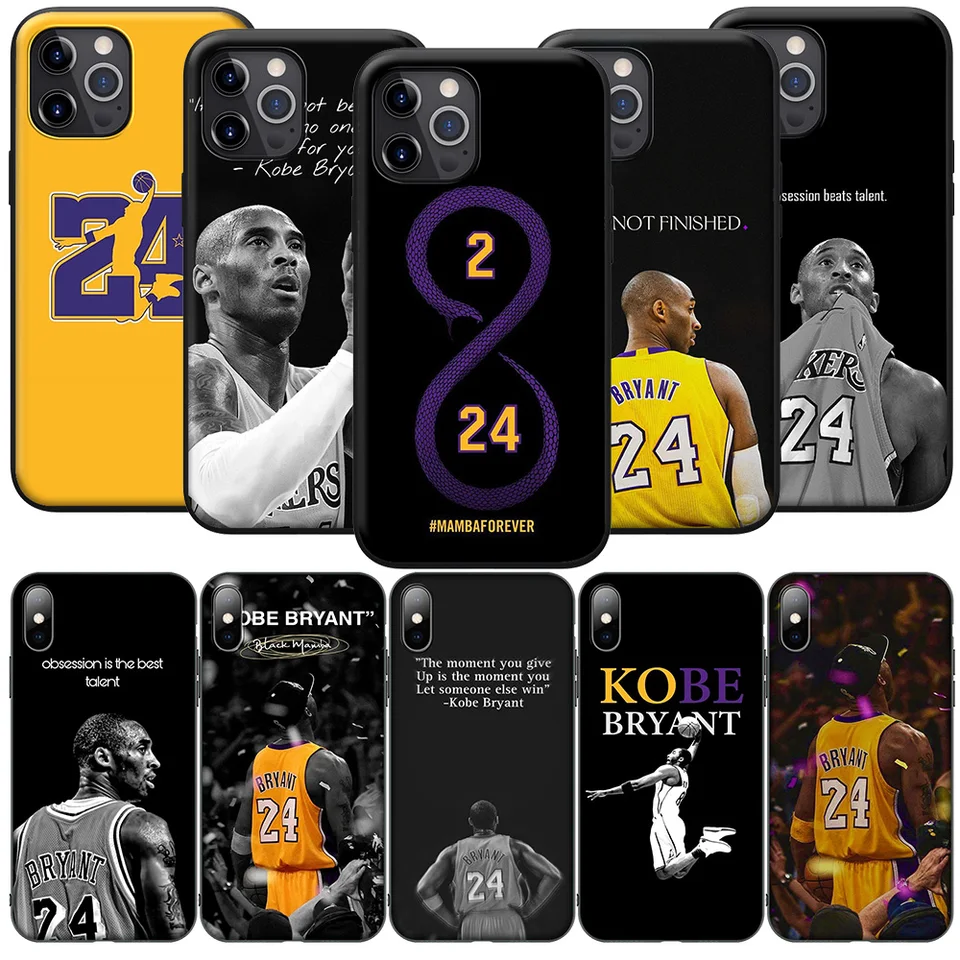 K-kobe basketbalové mäkké puzdro pre Samsung Galaxy A41 A42 A71 A72 A73 J2 J4 J5 J6 J7 J8 A6 A7 A8 A9