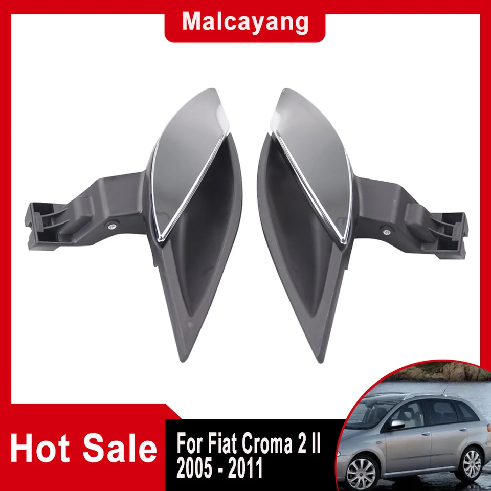 K rukoväti zadného zadného dverí vľavo/pravá strana Chrome 71745049 pre Fiat Croma 2 II 2005 2006 2007 2008 2009-2011