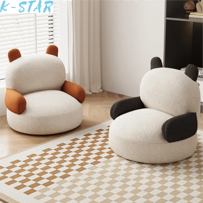 K-Star Detská mini pohovka pre dieťa čítanie Kniha roh Panda Lazy Sofa Stolička Cute Animal Single Stool Hot Sale 2024 Dropshipping