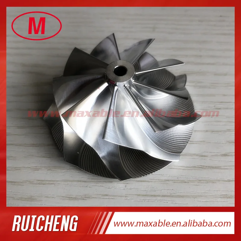 K04 9+0 Blades 51,03/61,98 mm Vysoko výkonný turbo hliník 2618/frézovanie/koleso s objemom pre turbo
