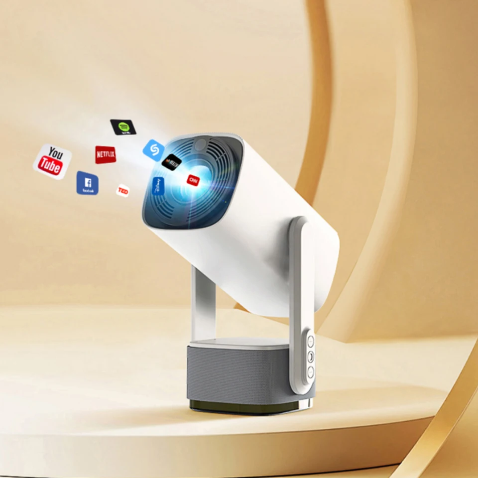 K2/K2N Smart Outdoor Projector 230 ANSI Android 11 DUAL WIFI6 BT5.0 4K 1080P 1280*720p HD HOME CINEMO