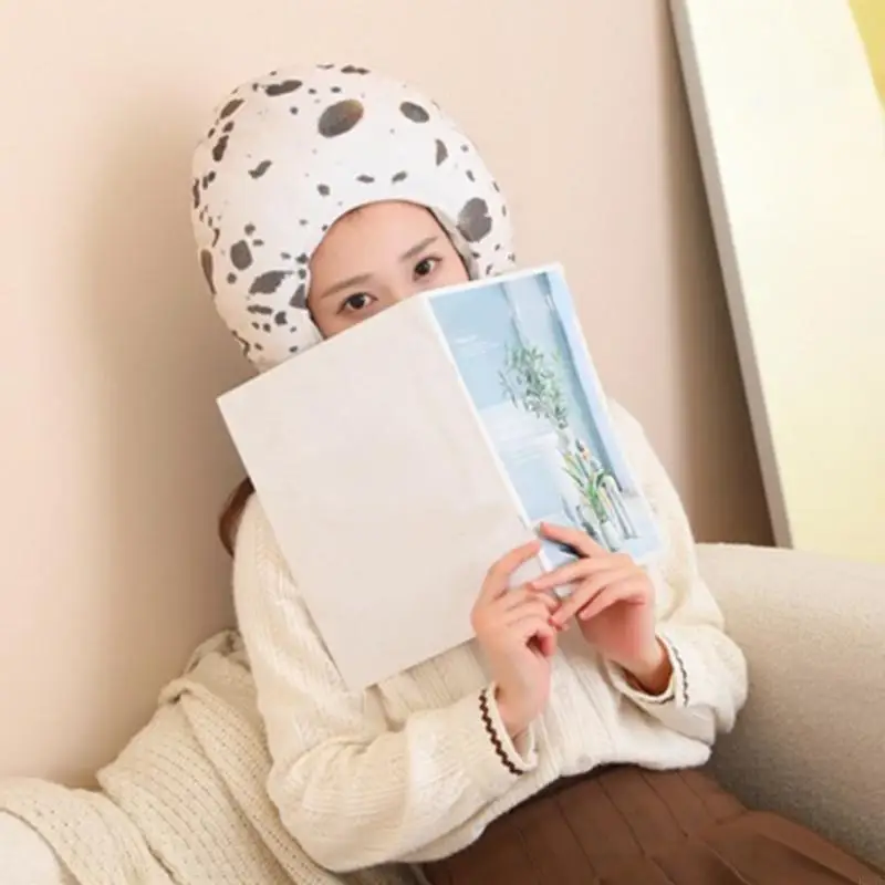 K3NF Funny Quail Eggs Hat pre dospelých 3D vajcia klobúk zimná teplá párty klobúk narodeninová oslava hlavy