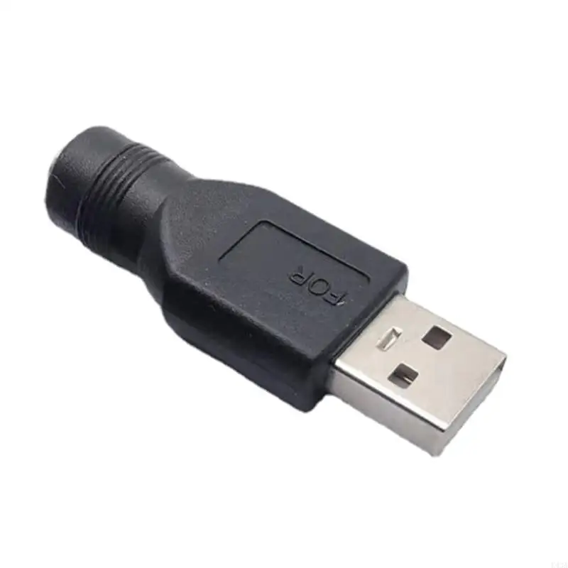 K43A USB 5V až DC5521 Konverzná hlava USB na DC5.5x2.1mm