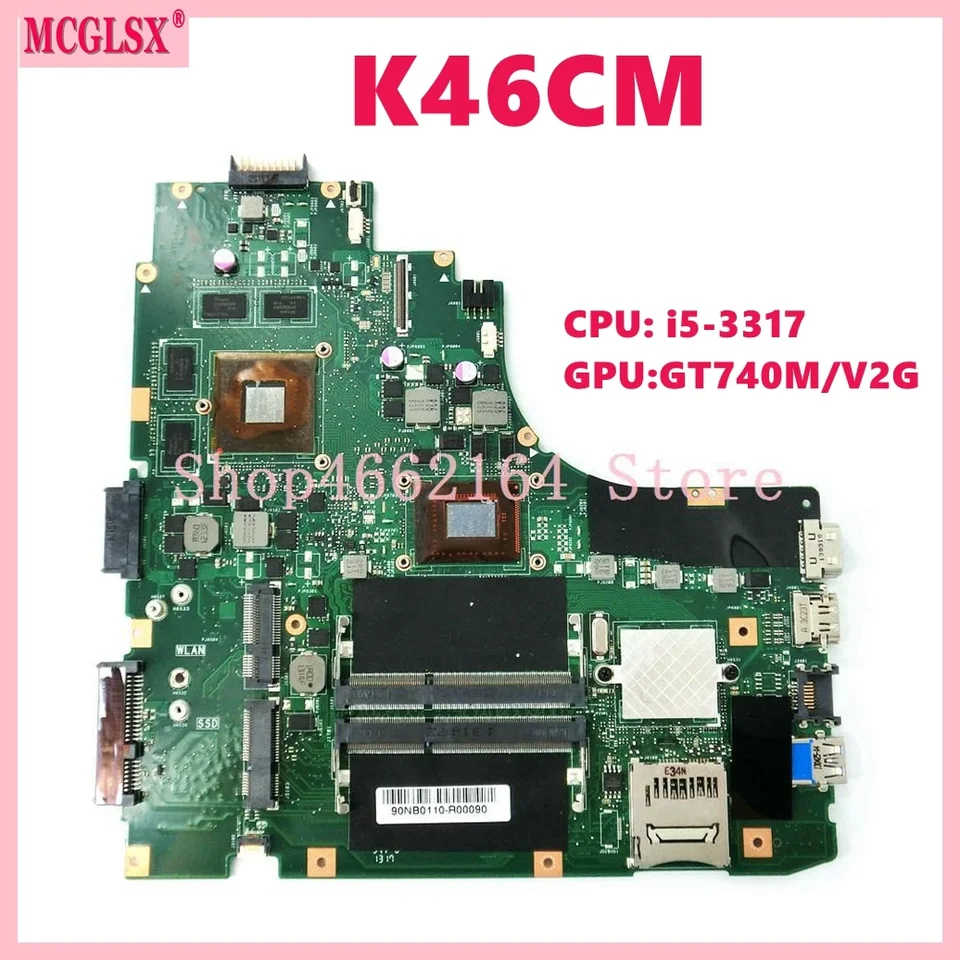 K46cm s i5 i7-3th gen CPU GT635M/GT740M GPU Mainboard pre hlavnú dosku ASUS A46C K46C K46CB K46CM LAPTOBU ROZPORA 100% Testovaná OK