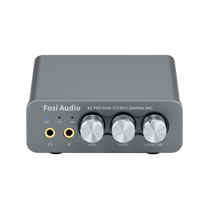K5PRO USB DAC Gaming Gaming Zosilňovač slúchadiel Digital-to-analóg Audio prevodník s výmenou stereos HIFI