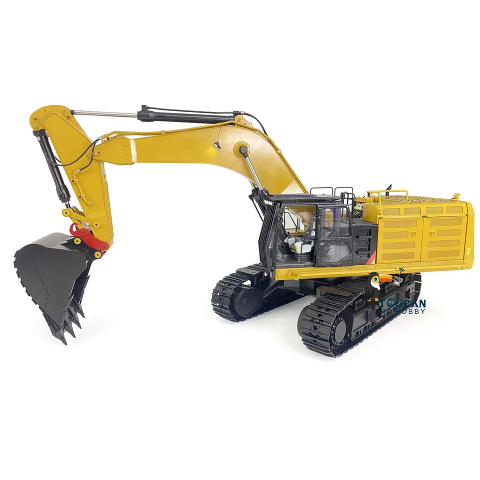 K970 Zvukový kov 374f Hydraulický rc rýpadlo 1/14 Vozidlá diaľkového ovládača TH22477 Digger Toucanhobby Light i6s