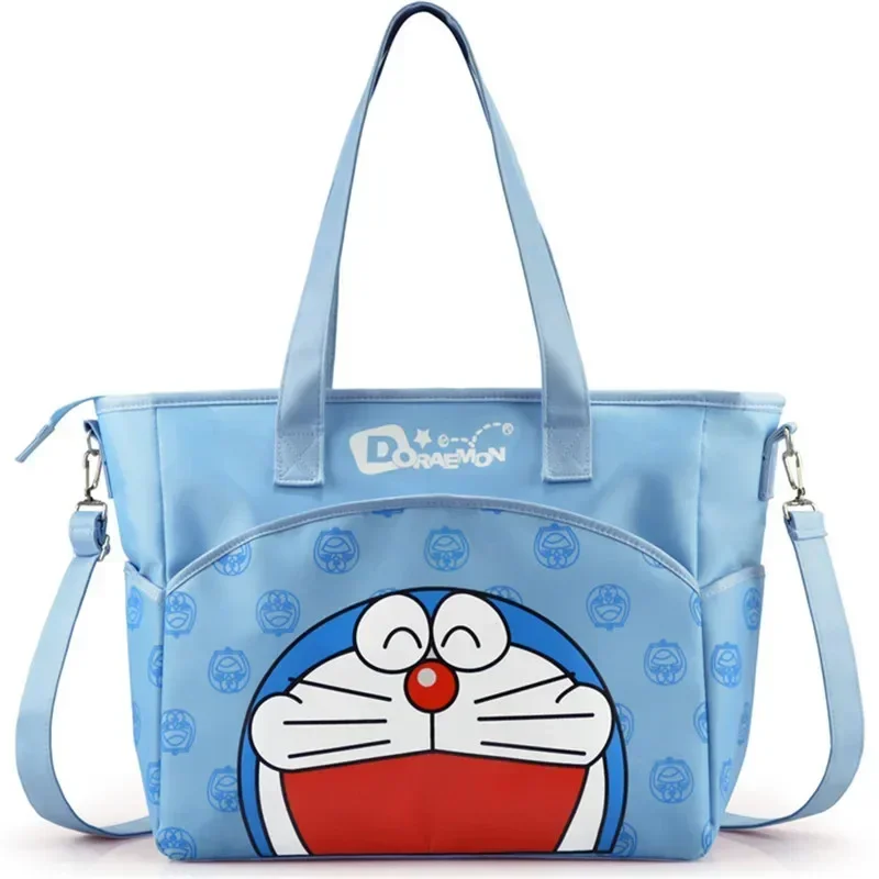 Kabelka Doraemon Jingle Cat Kabelku roztomilé neformálne cestovná taška karikatúra nepremokavá taška na ramená Dámska plienka Storage taška