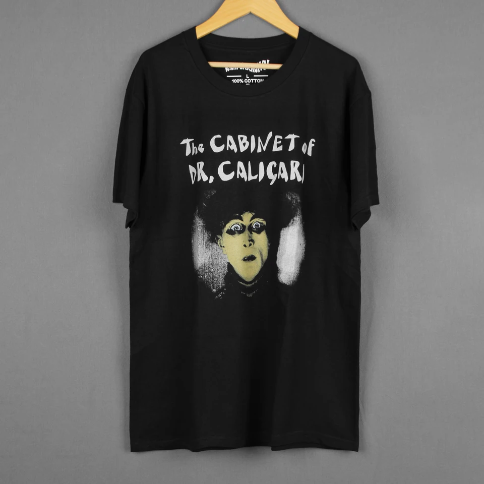 Kabinet Dr. Caligari Tričko Klasický horor Nosferatu umyl dlhé rukávy pánske oblečenie s krátkym rukávom bavlnené tričko