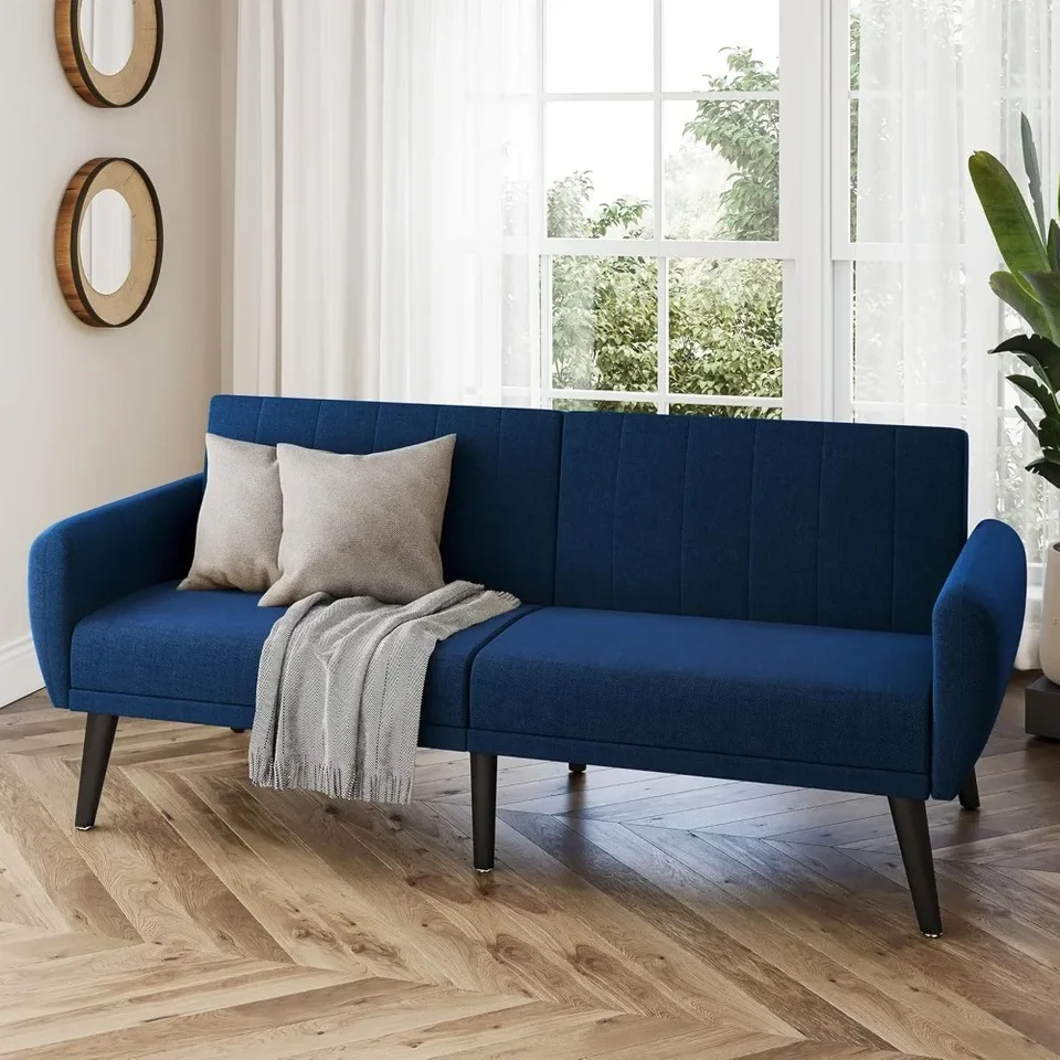 Kabribilná futonová pohovka, moderná láskavosť, futon gauč, pohovka na spanie, pohovka pre obývaciu izbu, hosťovskú izbu, byt