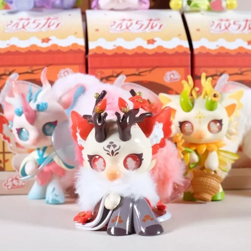 Kabutu slepý box Dragon Year Kabu králičí kvetí anime figúrka tajomné prekvapenie hádajte batožinu zberné hračky Doll hračky deti prekvapenie