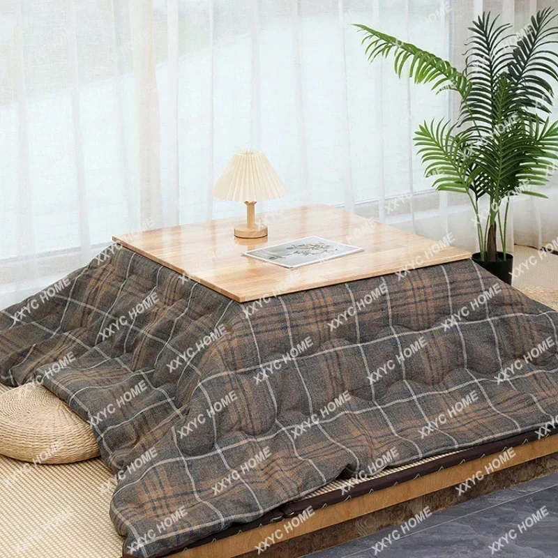 Kachle kotatsu vyhrievané skladacie tatami japonské a izbové čajové elektrické stôl Kang