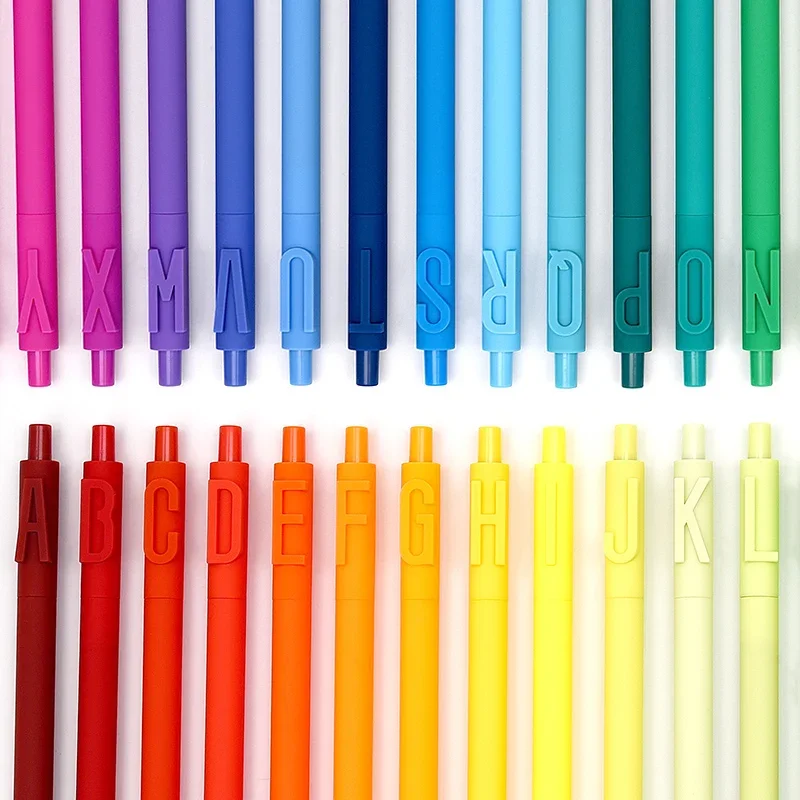 Kaco gélové pero s číslom listu zadarmo kombinácia Čierny atrament 0,5 mm deti Študent Unikátne písanie Pens školské kancelárske potreby