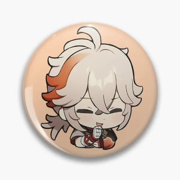 Kaedehara kazuha genshin dopad Sticke Soft Button Pin Cute Lover Jewelry Createry Funny Broot