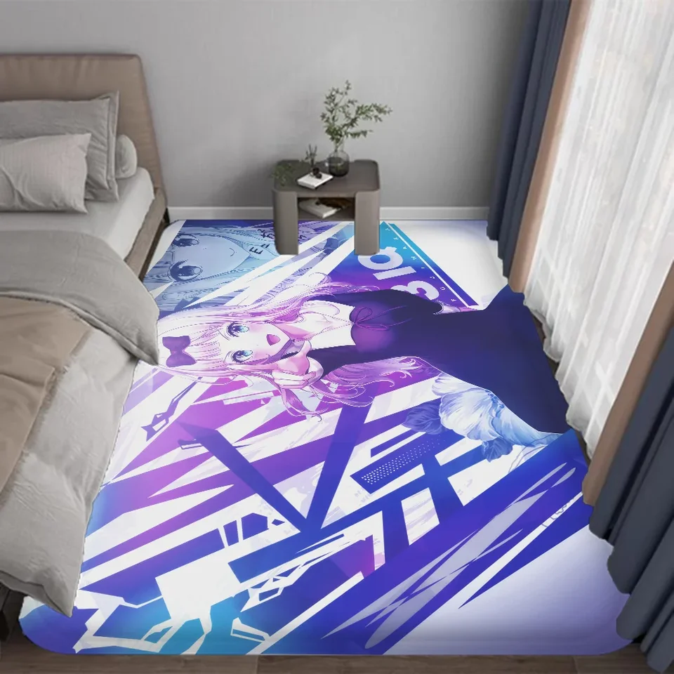 Kaguya Sama Love Is War Floor Mat Anti-Slip absorbuje vodu dlhý pás vankúšový bedroon mat alfombra