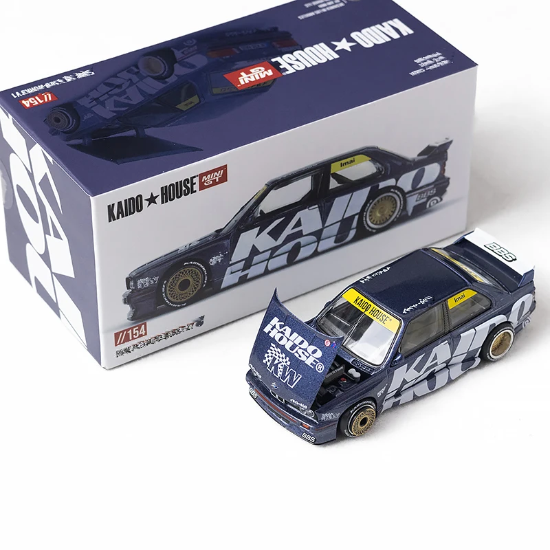 Kaido House Minigt 1:64 M3 E30 Works V1 Zliatinový model
