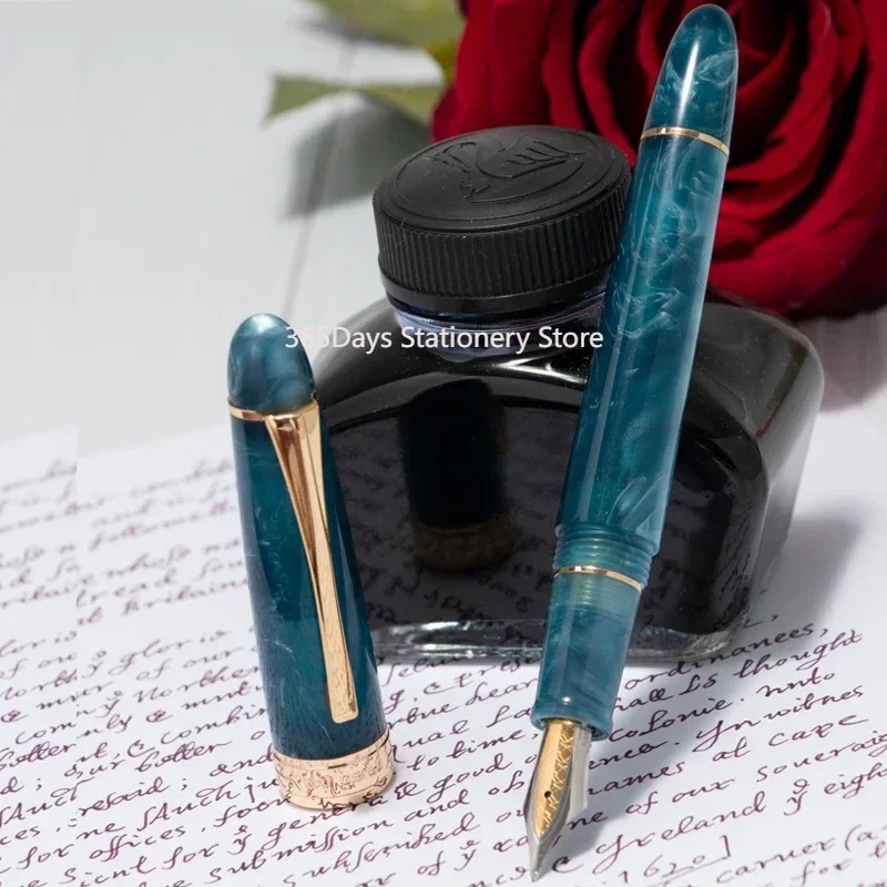 Kaigelu 356 Torpédo Fountain Pen Long Knife Nôž ručný brúsny hrot Písanie atramentu akrylové živice pero pre kancelárske obchodné školy darček