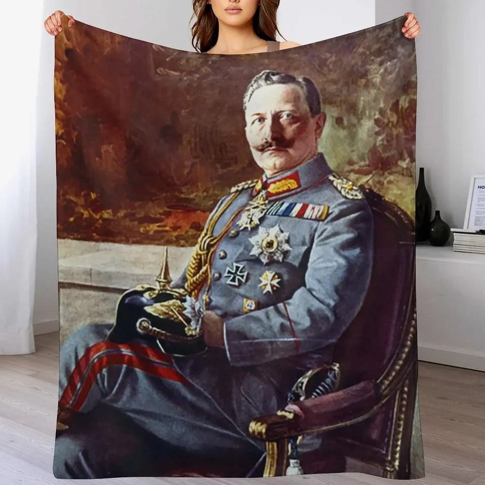 Kaiser Wilhelm II, 1914 sediaci portrét Hrot prikrývku chlpaté prikrývky