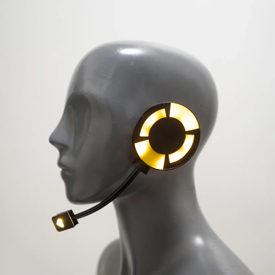 Kaito Cosplay Luka Headset Headset Can Light Accessories Prop Miku Luminous Grear Anime Periférie Periférie roztomilých kreslených cos props