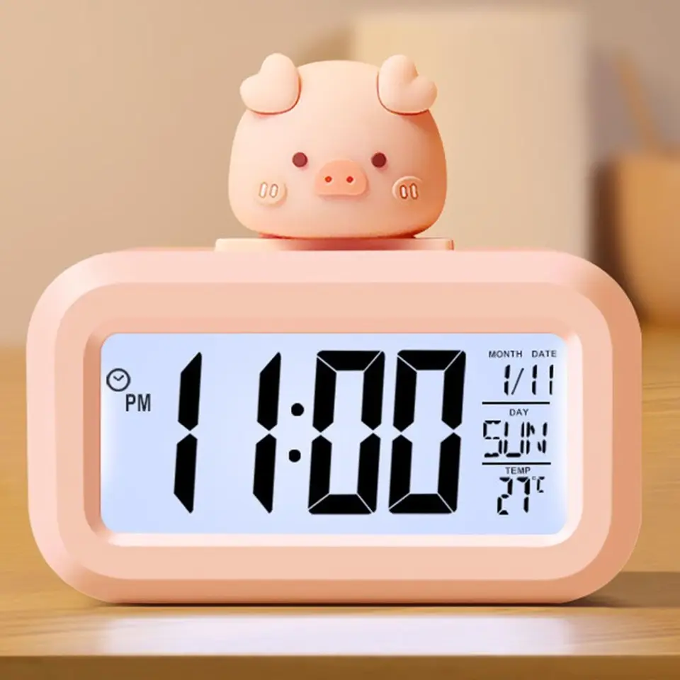 Kalendár hudobného podsvietenia pre štúdium dátumu Dátum Stopky odpočítavanie časovača Desktop Desktop Digital Table Hodiny Pripomienka