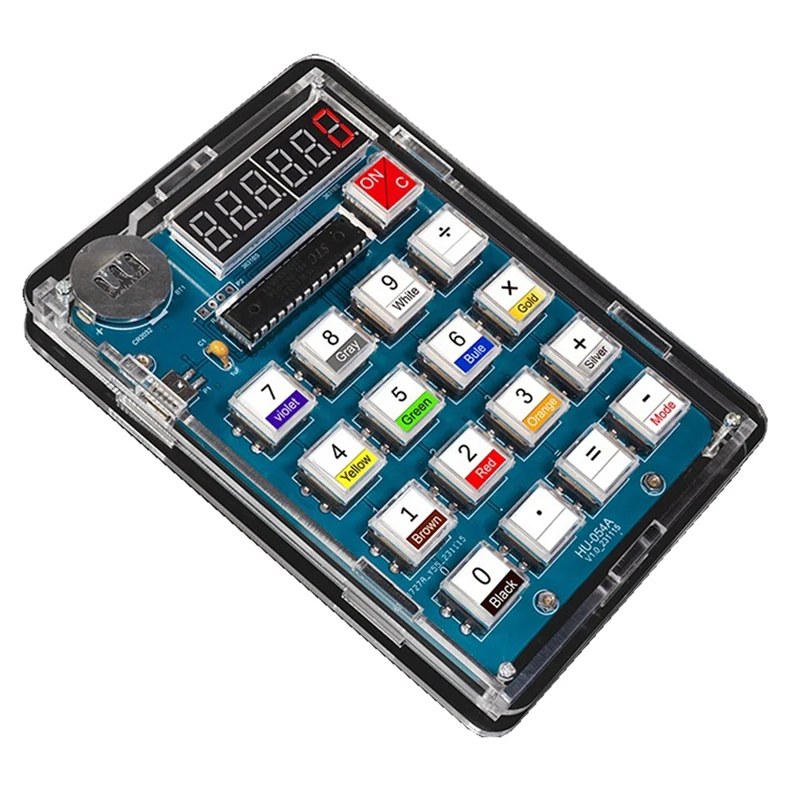 Kalkulačka DIY Kit 51 Mikrokontroller Domáca digitálna trubica Kalkulačka Obvod zváracieho výcviku Elektronická súprava