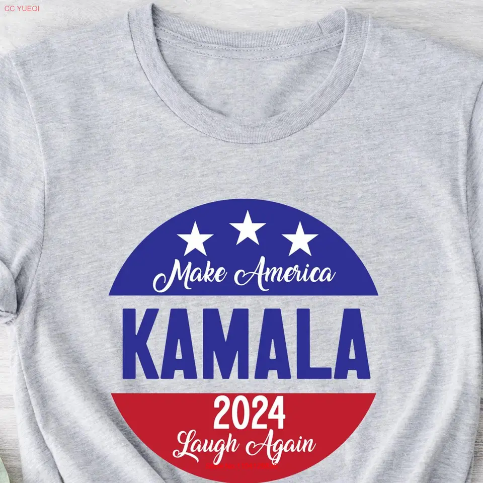 Kamala 2024, aby sa Amerika znova smiať tričko Demokratický politický volebný hlas