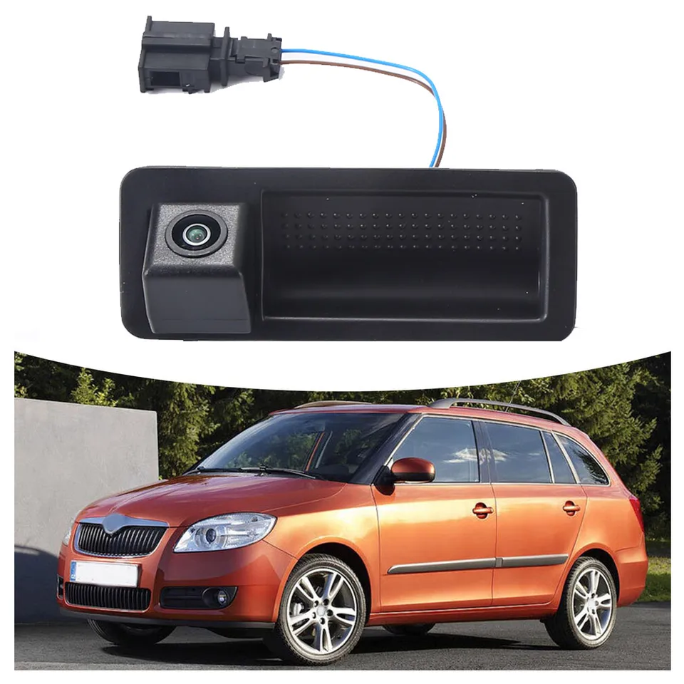 Kamera na zadné výhľady na rukoväte kmeňov pre kameru SkoDa Fabia I 6Y2 6Y3 6Y5 MK1 Combi TDI 1999/12-2008/08 6Y0827574H 6Y0827574M 6Y0827574J