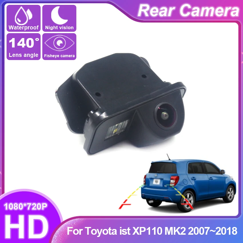 Kamera na zadné zobrazenie automobilov pre Toyota IST XP110 MK2 2007 ~ 2018 pre Toyota Urban Cruiser Night Vision Witerproof Backup Parking Parking Camera