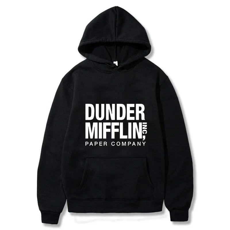Kancelária Dunder Mufflin Inc mikina dwight schrute mikina Muži ženy kapucňy Príležitostné pullové sveter s kapucňou