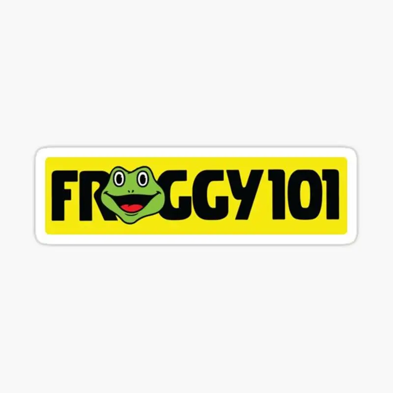 Kancelária Froggy 101 Nálepka pre notebook dekorácie spálne auto roztomilý karikatúra módny verejný kufor