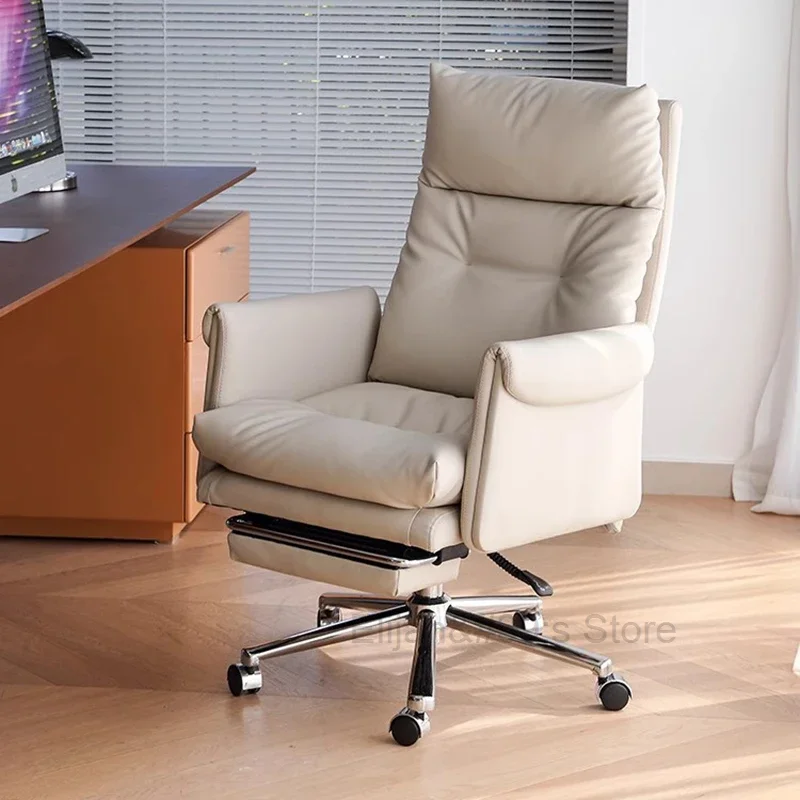Kancelárske stoličky v spálni otočné dizajnérske pracovné štúdium Comfy Lazy Rolling Computer Stoličky kreslo Sillas de Escritorio Salon Furniture