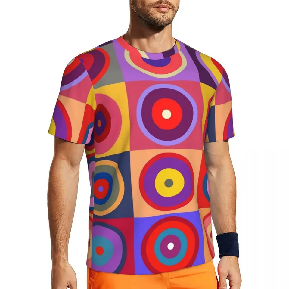 Kandinsky #25 Pánske s krátkym rukávom Classic Loose Cool Cool Comfort Tričko