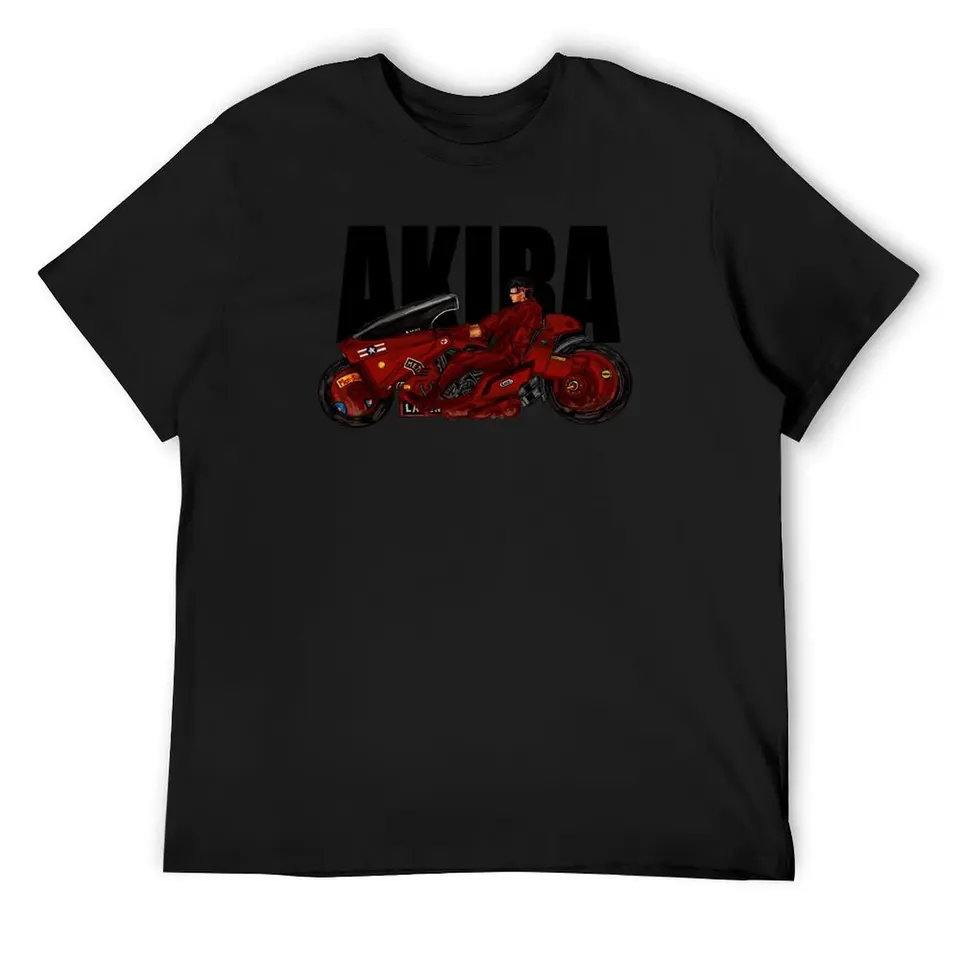Kaneda jazdila na motorke z tričko Akira Tričko Tops Animal Prinfor Fors Anime figures športových fanúšikov tričiek pre mužov